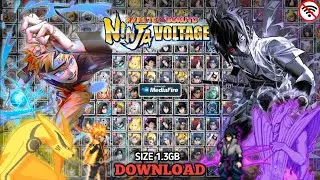 Обновление!! Naruto x Boruto Ninja Voltage Mugen Android Размер 1.3 ГБ Офлайн 2026