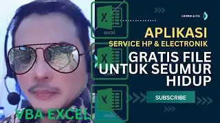 Aplikasi Kasir Service HP dan Electronik di VBA Excel || Gratis File 100 %