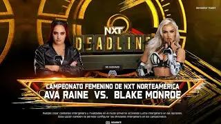 WWE 2K25 AVA RAINE VS BLAKE MONROE AT NXT DEADLINE #WWE #WWENXT 