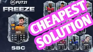 fut freeze jose gaya sbc cheapest solution fifa 21 | insane position change cheapest method