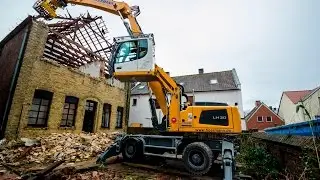 Abbruch mit LIEBHERR LH30 Ersteinsatz