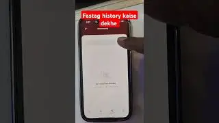 How to see Fastag history #How to get Automobile Fastag Statement #Shortsfeed how to check Fastag