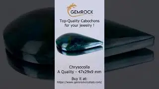 Chrysocolla Cabochon Ch-A-0020 #cabochon  #cabochonforjewelry  #cabochonsupplier  #cabochons