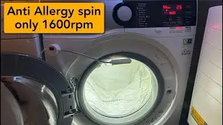 AEG 9000 Series L9FENS96 - Anti Allergy spin only 1600rpm | Full cycle