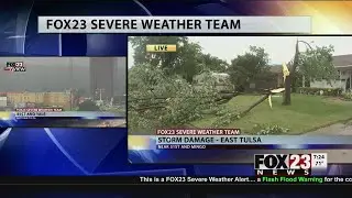 VIDEO: Storms leave behind residential damage in Tulsa