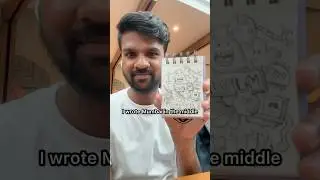 Doodle art in Tamil #doodle #art #mumbai