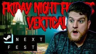 Finding New HORROR GAMES on STEAM NEXT FEST! | VERTICAL STREAM!