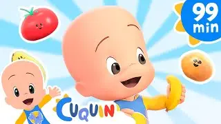 Fruits and Vegetables 🍎 and more nursery rhymes for kids from Cleo and Cuquin 🥕 Cocotoons