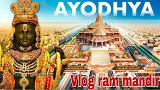 first time Ayodhya Ram mandir || Ram mandir || Ayodhya Ram mandir vlog ||अयोध्या राम मंदिर🛕o my God