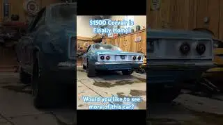From sitting to street driven! $1500 Corvair made it home under its own power!