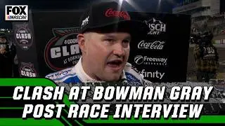 'I'm speechless.' Ryan Preece on his emotional win at Clash at Bowman Gray 🏁 | NASCAR on FOX