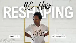 💇🏾&zwj;♀️Reshaping My Natural 4C Tapered Cut Hair Appointment | Lip Bar Combos 💄l Creating Content 📸 