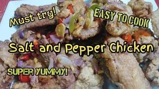 Salt and Pepper Chicken|Fried Chicken |Easy to cook|Bahay@cocina style|Chicken menu