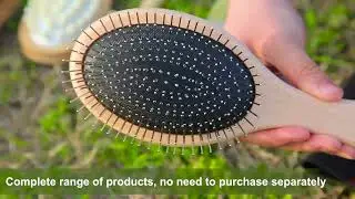 Horse Grooming Kit (12-Piece) Brushes, Storage Bag, Sweat Scraper, Mane Comb, Grooming Gloves