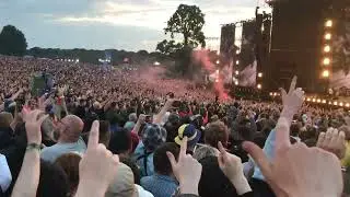 Liam Gallagher Knebworth Return Intro and Hello Live UK C’Mon Ya Know Tour Friday (Night One)