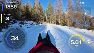 Pista da slittino Gaislachkogel Sölden Dicembre 2025 🛷❄️🏔️☀️