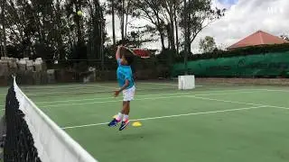 Alexandre Thevenet 6 years old kid. mauritian tennis player: my dreams