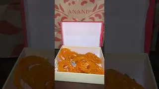 Kesari Jalebi from Anand Sweets 🧡 #shorts #youtubeshorts #ytshorts #jalebi #explore #food