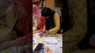 Stitching classes in summer vacations at JUF Trust.