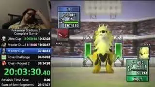 Pokemon Stadium 2 Complete Game Speedrun in 24:31:01 (3/3)