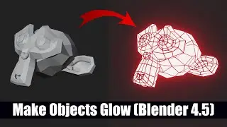How to Add Glow to Objects in Blender 4.5 | Easy Tutorial for Beginners