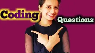 Coding questions C | C ++ | Java | Python | C # Tutorial