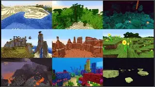 Minecraft 1.17 - Все биомы