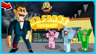 MIPAN & ZUZUZU Jadi Penjaga Toko Mainan Mr Funny Di Malam Hari Tapi Mainan Nya Hidup! ROBLOX