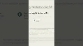 What is NotebookLM? #tech #technology #notebooklm #google #technews