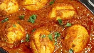 Chatpati ande ki sabzi 🥚😋 #andekisabzi #eggcurry #egg #lunch #tasty