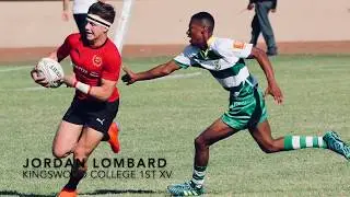 Jordan Lombard - Kingswood College 1st XV 2018 and 2019