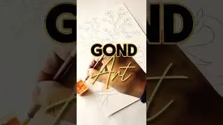 Painting Gond Art #art #trendingshorts #indianart
