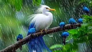 Bird Sounds and Soft Rain 🌧️🐦 Calm Nature Sounds for Stress Relief, Relaxation and a Peaceful Mind