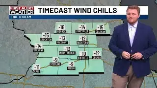 Tracking a cold front that will bring flurries and frigid weather to the region