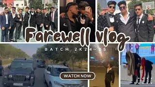 Farewell vlog (The end of an era)🧿✨                    #farewell #class12 #cars #dance #friendship