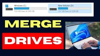 How to Merge Two drives on Windows 11 / 10