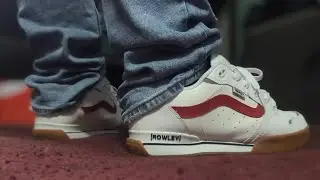 Vans Rowley XLT (Red/White/Gum) on foot