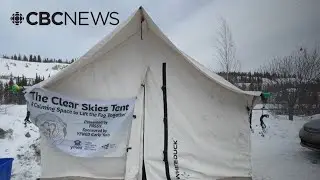 The Clear Skies Tent offers a mobile safe space in the Yukon