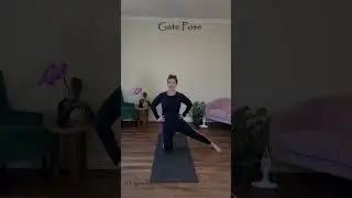 Gate Pose - Parighasana:  Release tension in the hip flexors and increase mobility. #yogawithgina