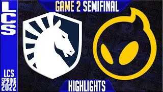 TL vs DIG Highlights Game 2 | LCS Lock In Semi-finals | Team Liquid vs Dignitas G2