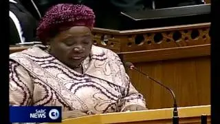 Parliament bids Dlamini-Zuma farewell