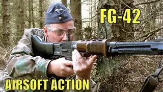 WWII Airsoft FG 42, M14, Sten, M16 POW Scotland