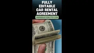 Car Rental Agreement, Rent a Car Contract #youtube #shorts #vnproduction