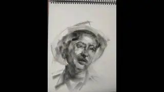 beautiful charcoal drawing🖌️🖌️ #art #shorts #drawing #charcoaldrawing