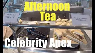Afternoon Tea Ocean View Cafe Celebrity Apex Cruise Ship in the Norwegian Fiords #celebrityapex