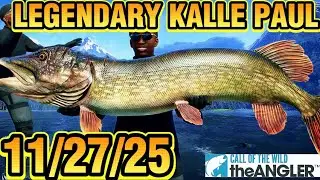 Kalle Paul The Dominator Is The Legendary Fish Active This Week 11/27/25-Call Of The Wild:The Angler
