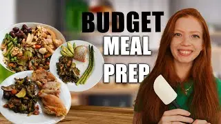 MEAL PREP | 10 Easy Meals in 1 HOUR (+ Simple Homemade Bread)