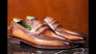 Мужские лоферы Andy D&eacute;mesure от Berluti, кожа Venezia, review: ID 158094