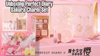 UNBOXING PERFECT DIARY SAKURA CHARM SET | RAE SARABIA