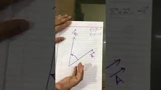 Right hand thumb rule to find of direction of cross product of two vector.